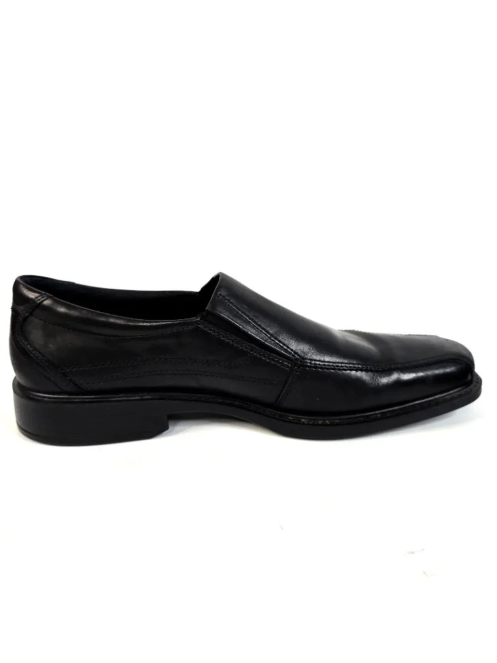 Ecco New Jersey Slip On Black Loafers Men's Size 13